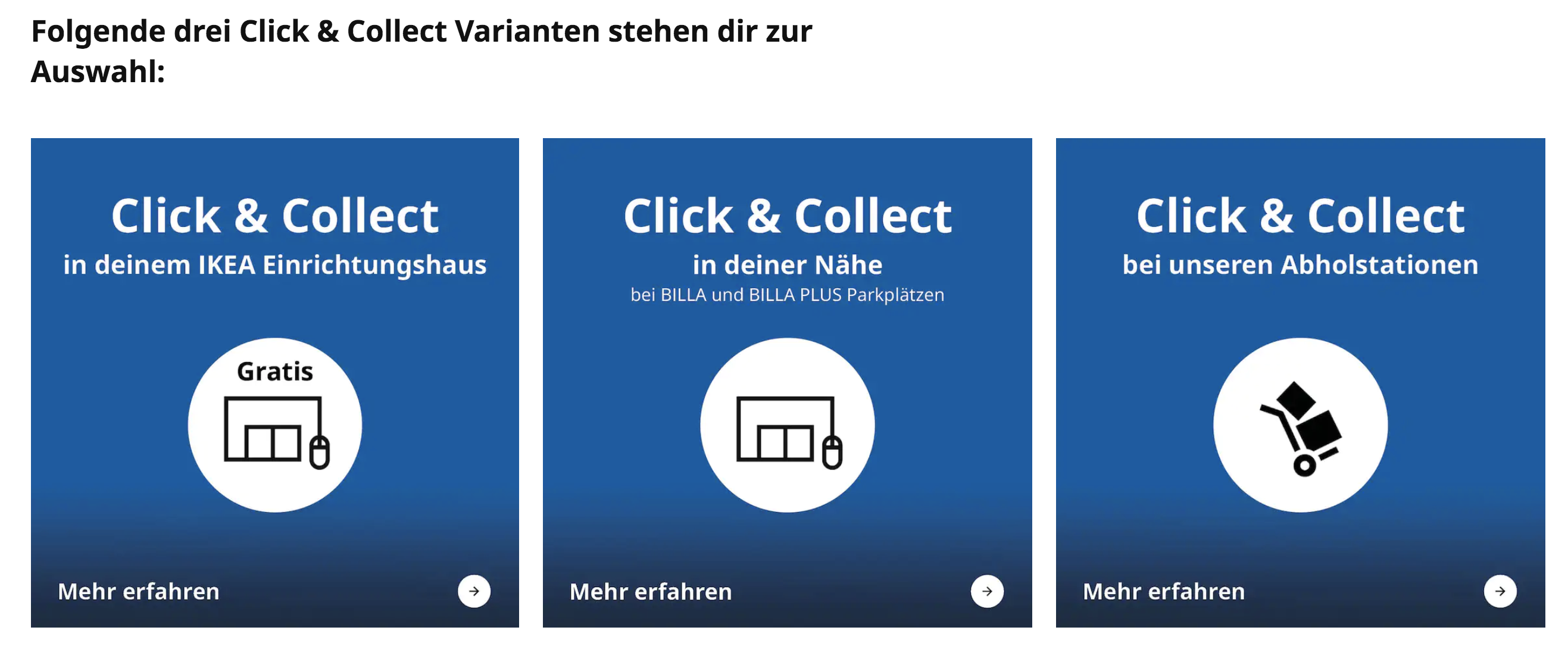 Click & Collect bei Ikea