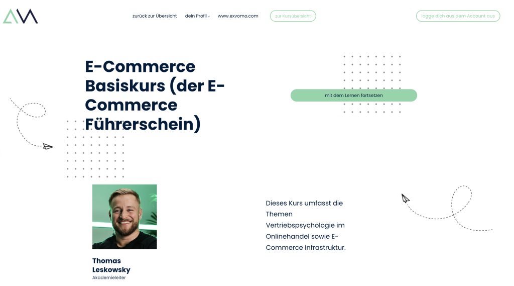 Online Akademie Basisworkshop E-Commerce