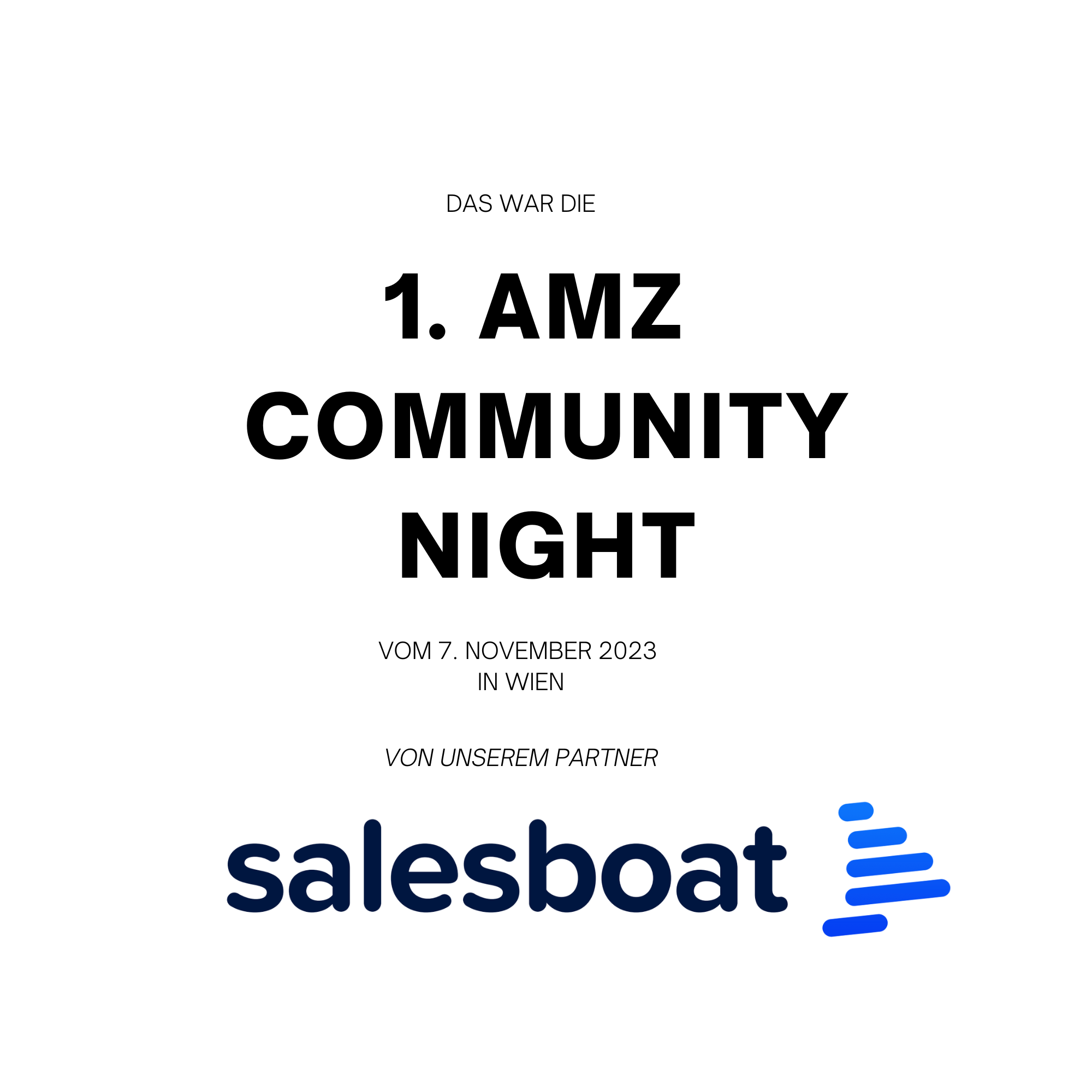 1. AMZ Community night von salesboat